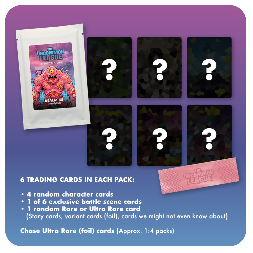 ANOMALIES EXPANSION PACK (1st Edition Run) - The Uncommon League: Realm 45 (Formerly Utah) - Trading Cards